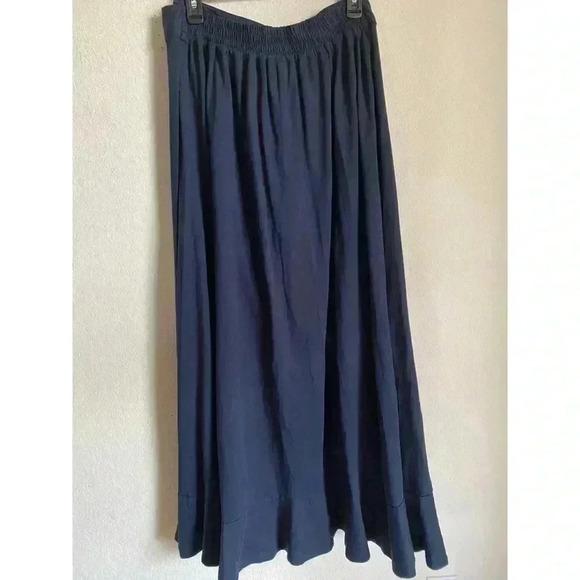 WAYWARD FANCIES ESHAKTI Ruffle Knit Tie Front Wrap Skouser Skirt Trouser Size L - Picture 2 of 10
